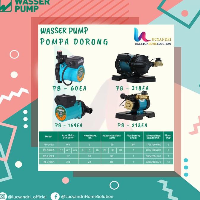 Pompa Wasser Pb 60Ea Pompa Booster Pb-60 Ea