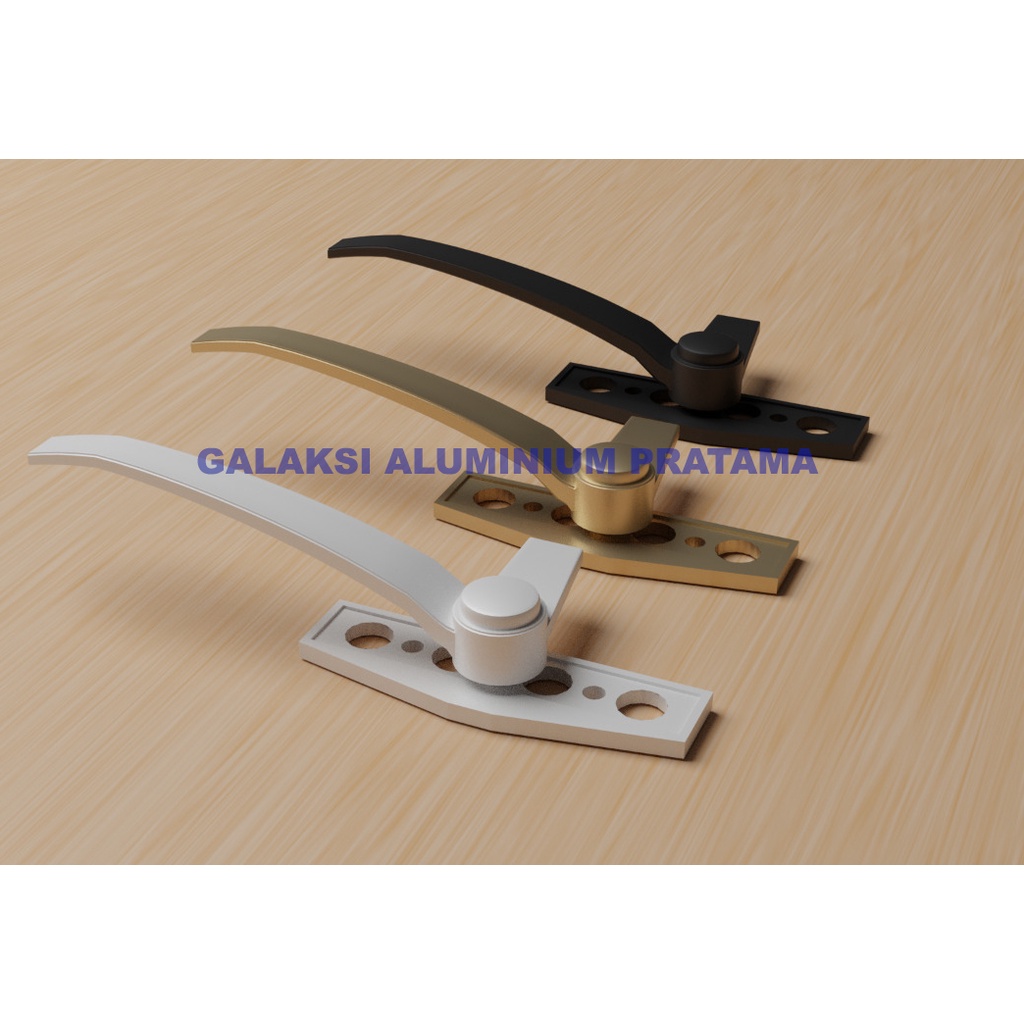 Rambuncis / Gagang jendela / Handle Kunci Jendela Casement Aluminium Minimalis Aluminium Interkey HD