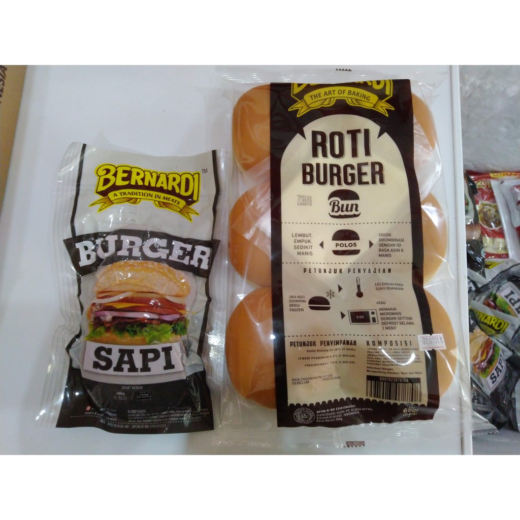 

Paket Roti Burger Isi 6 dan Beef Burger 250 gram - Tasya Kitchen