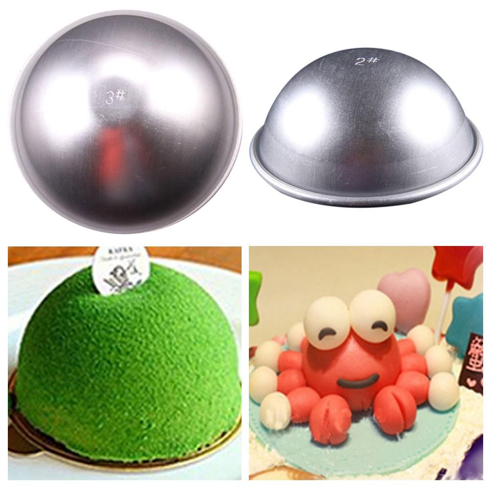 Solighter Cetakan Kue Kering Kue Kering New Kitchen Sphere Bath Pan Loyang