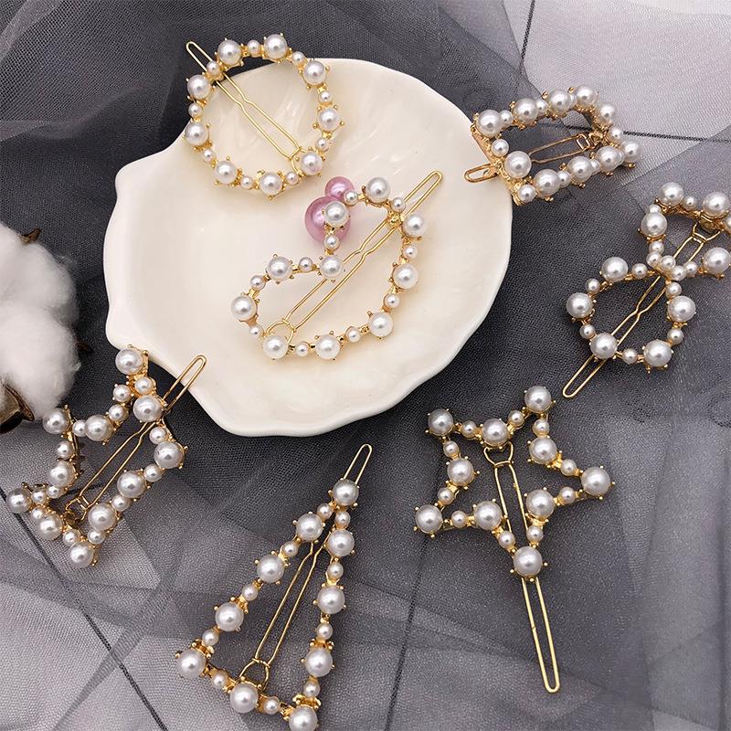 Jepit Rambut Model Pita Geometri Bahan Alloy Gaya Korea Jepit Rambut Model Pita Geometri Bahan Alloy Gaya Korea