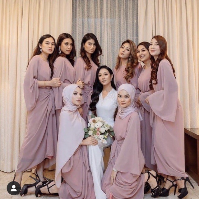 Ronna Dress Bridesmaid | Kaftan Bridesmaid | Bridesmaid Couple