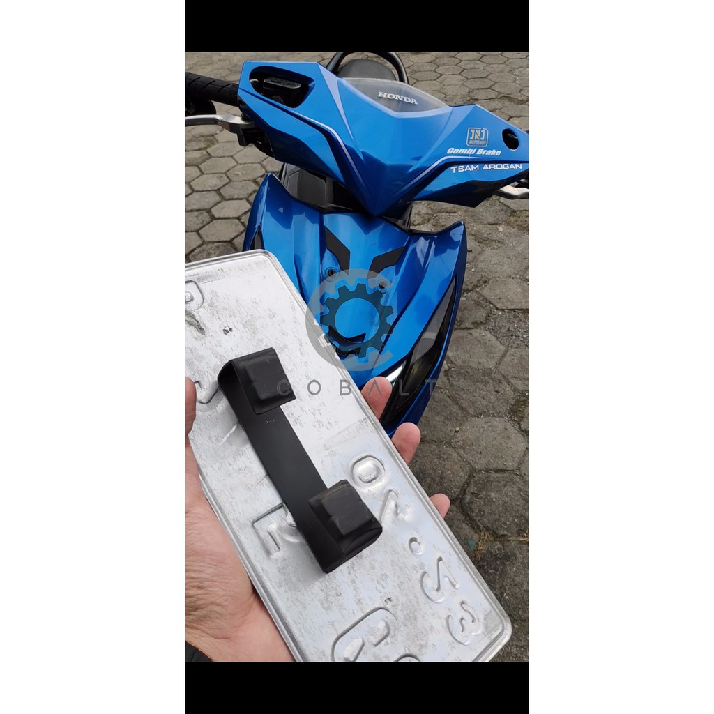 Jual BRACKET DUDUKAN PLAT NOMOR MAGNET HONDA BEAT FI COBALT IDN DEPAN
