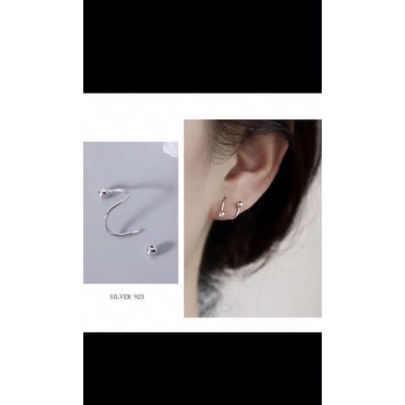 Piercing spirall earings / Piercing tragus titanium / PIERCING tragus , lobe , upperlobe