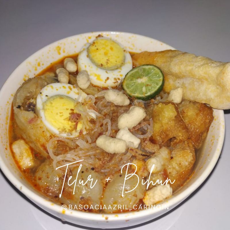 

KHUSUS JABODETABEK! Baso Aci Aazril Telur Bihun