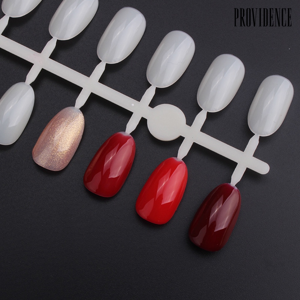 Providence 240Pcs/Pack Nail Art Polish Color Card Novice Practice Sample Fake Tips Display