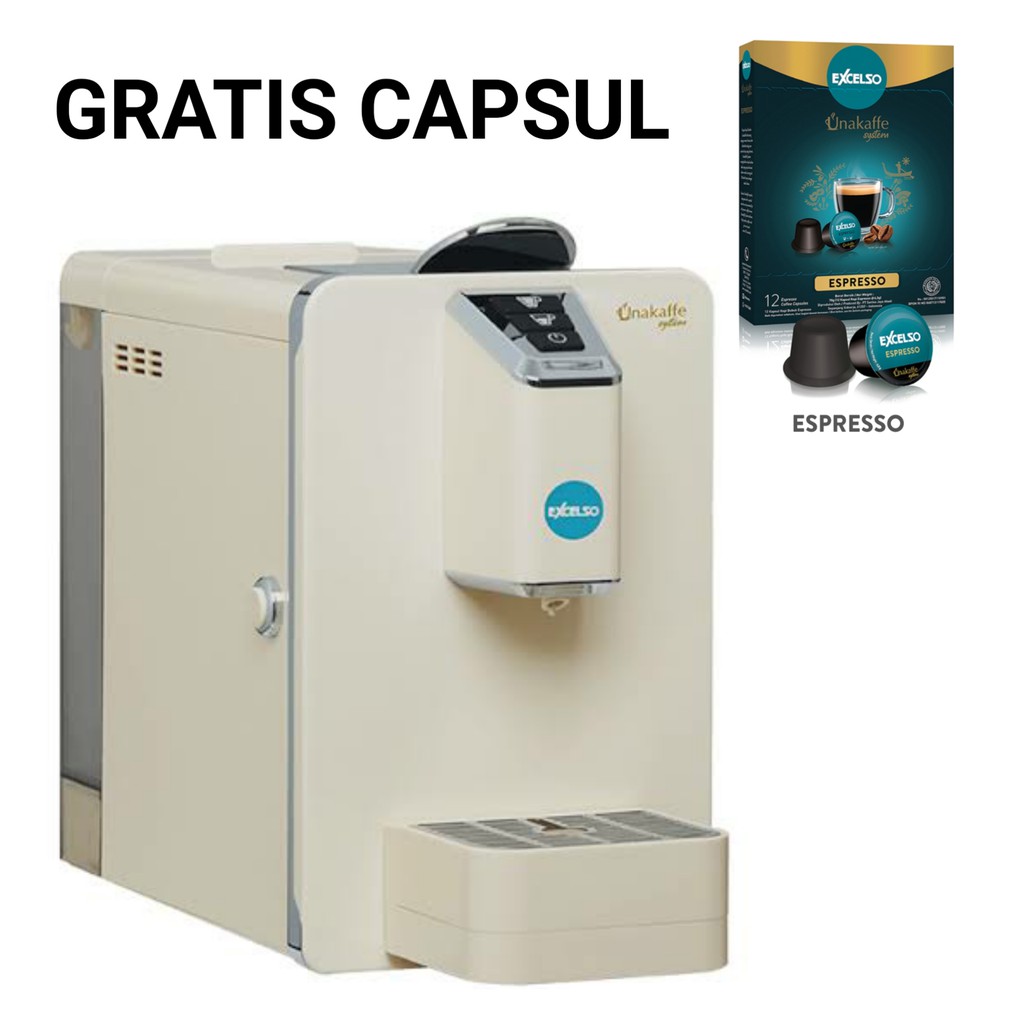 MESIN KOPI CAPSUL EXCELSO UNAKAFFE VENTURA EVO WHITE  MESIN KOPI ESPRESSO