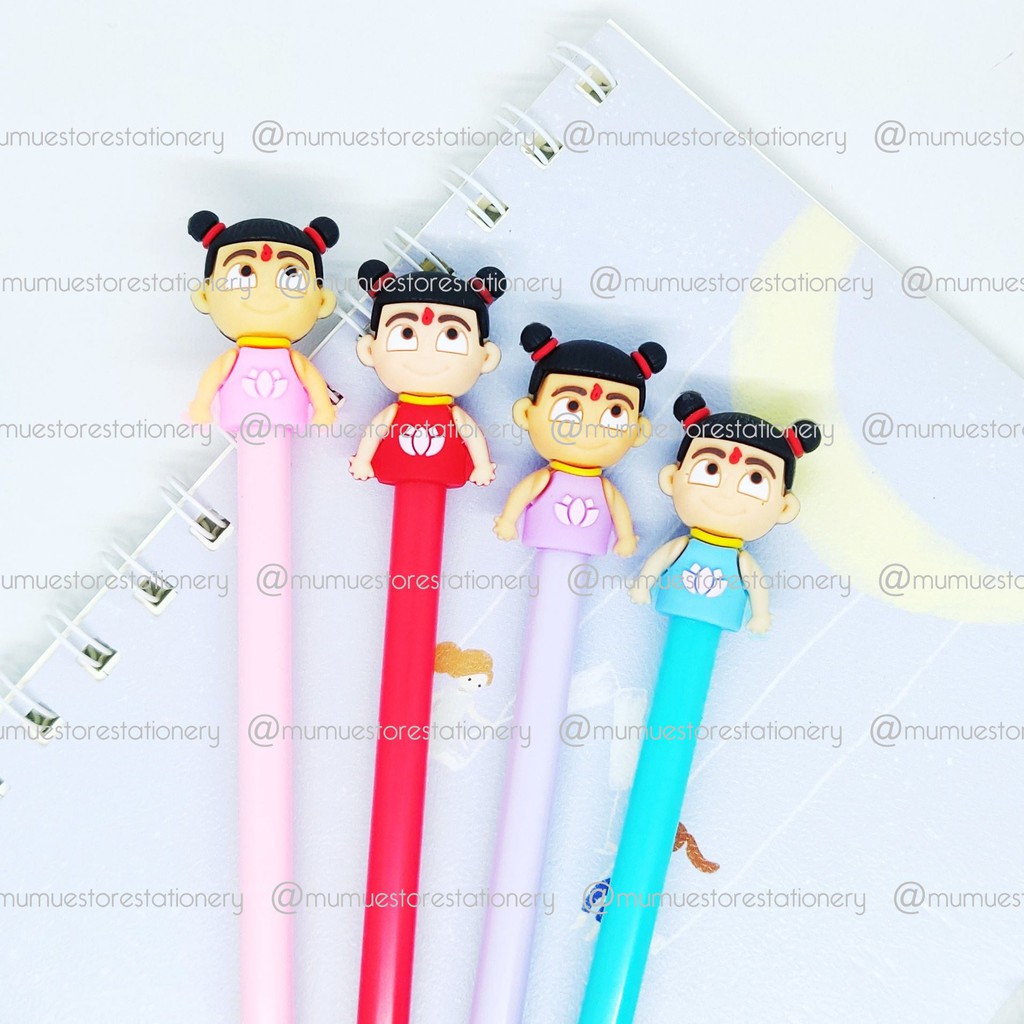 

12pcs BERKARAKTER NEECHA /gel pen NEECHA / PEN KARAKTER FANCY / PEN KARAKTER