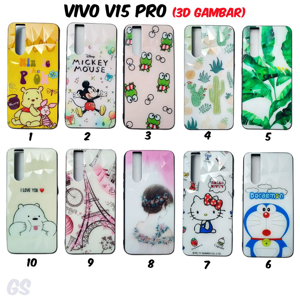 Casing VIVO V15 PRO  Motif fuze karakter  model cowok 3D Gambar Timbul