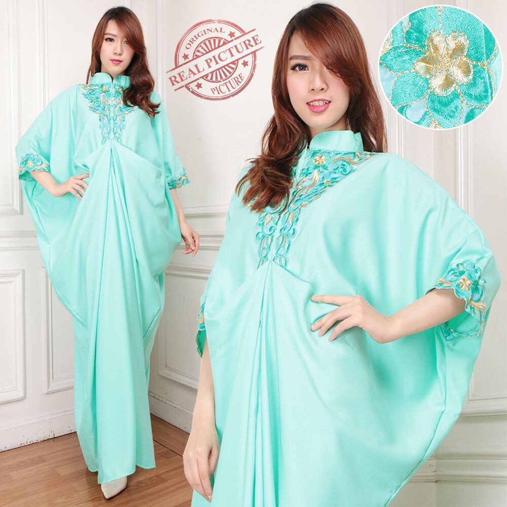 SB Collection Terusan Rufaida Kaftan Dress Muslim Jumbo Wanita