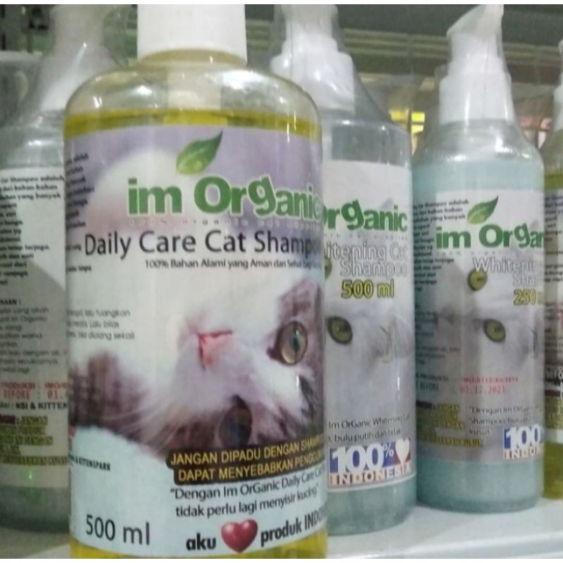 im organic shampo daily care cat shampo 500 ml