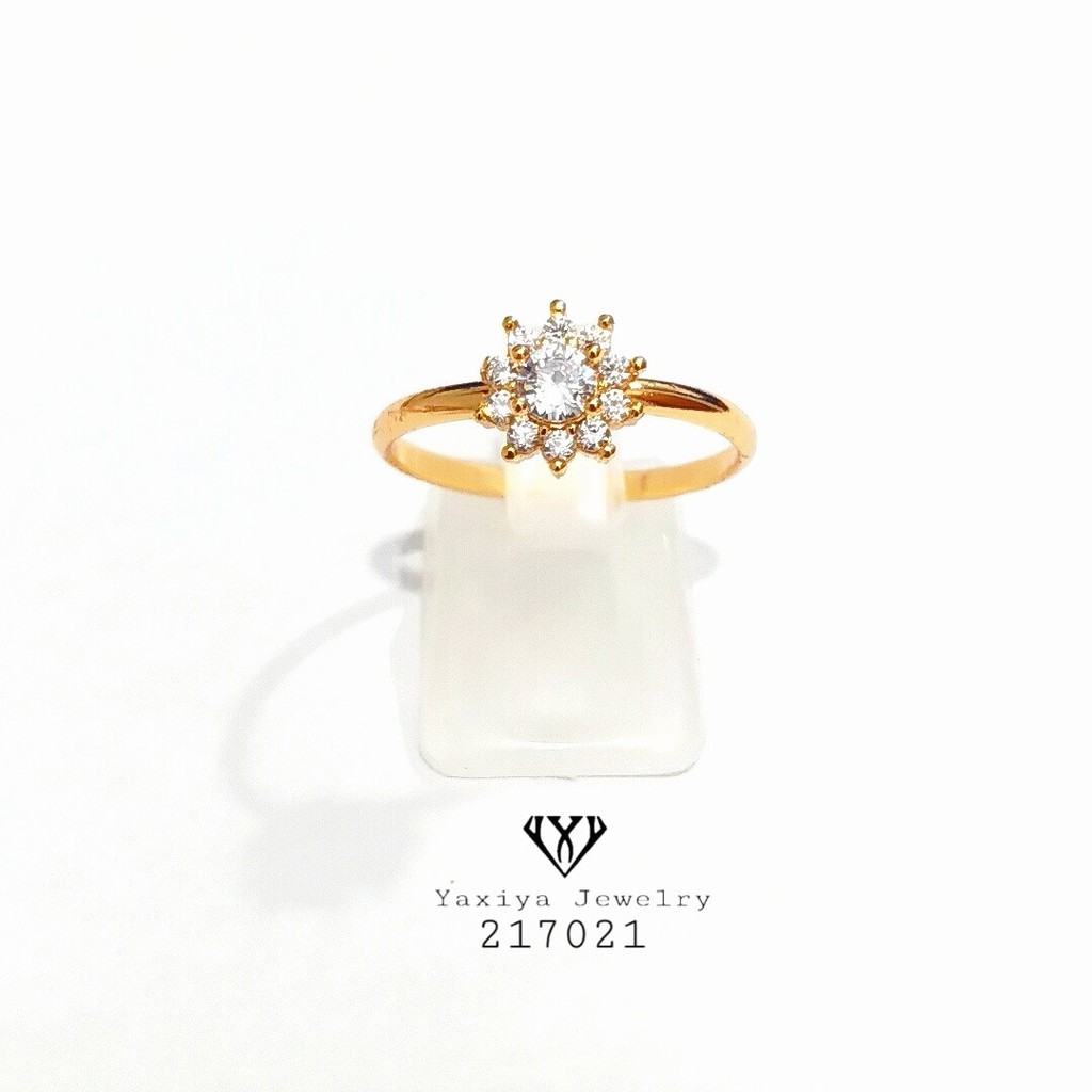 

Cincin Wanita Permata Perhiasan 18k Yaxiya Jewelry 410