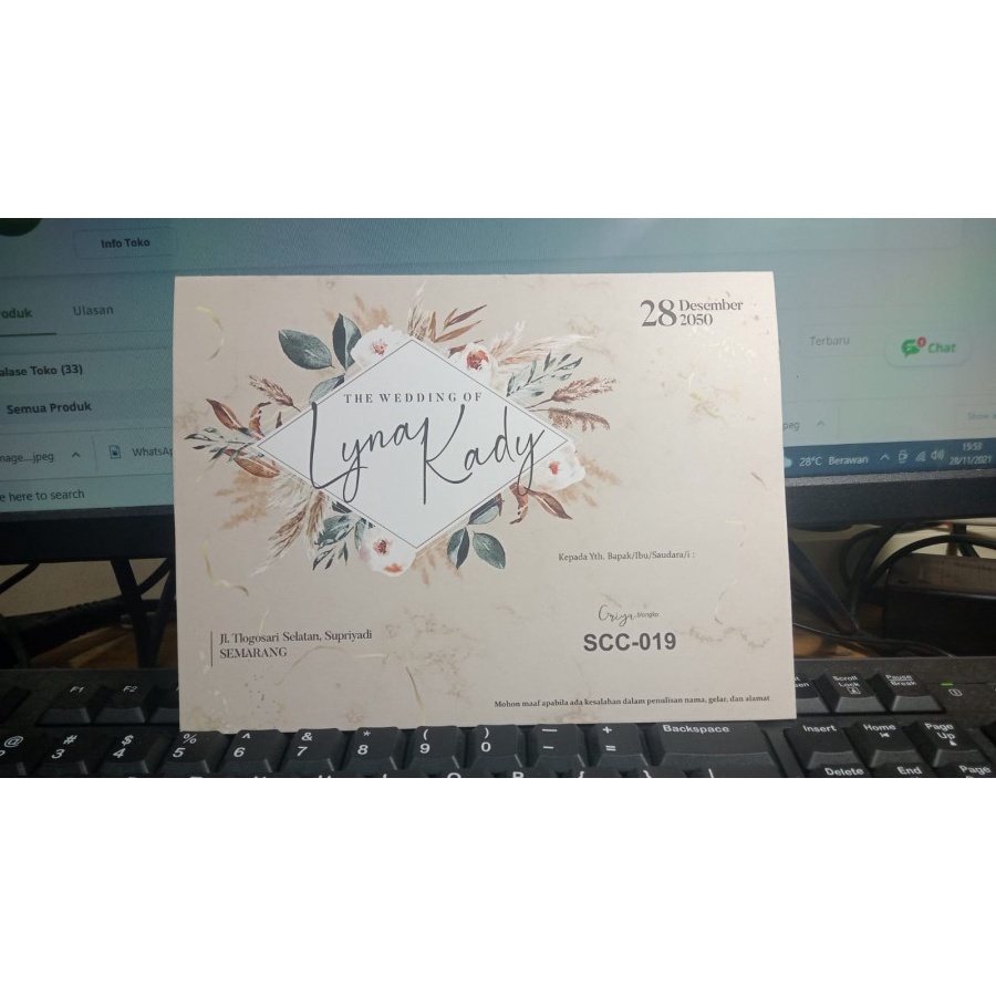 

Blangko Undangan Griya SCC-019 Free File Setting