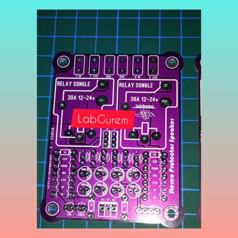 PCB SPEAKER PROTEK DOBEL LAYER