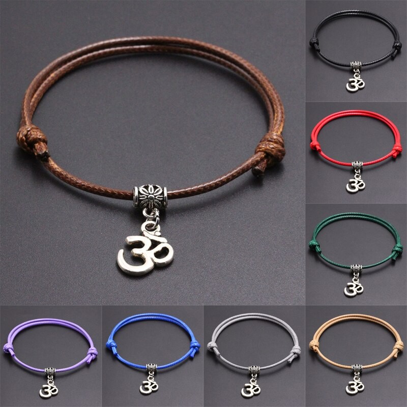 Gelang Permohonan Minimalis Handmade Rajarta Omkara Ohm Hindu Anti Air