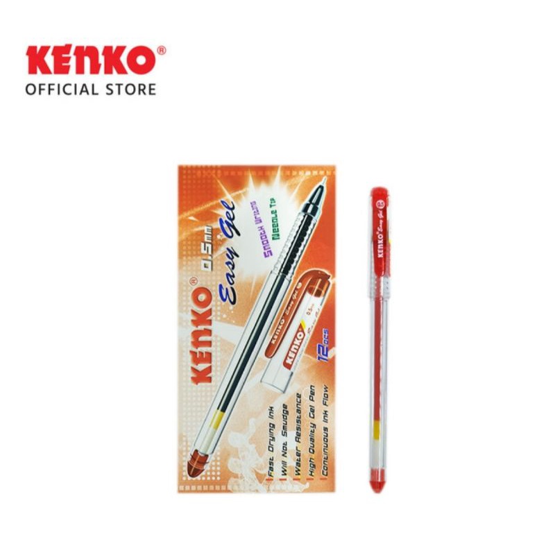 

Kenko Pulpen Easy Gel 0.5mm - Pulpen Warna