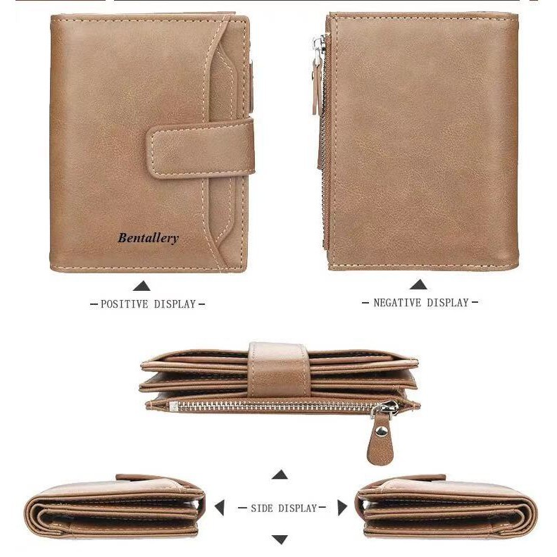 (COD) DOMPET PRIA IMPORT MATERIAL PU DOMPET PENDEK DOMPET LIPAT MALL SHOPPING