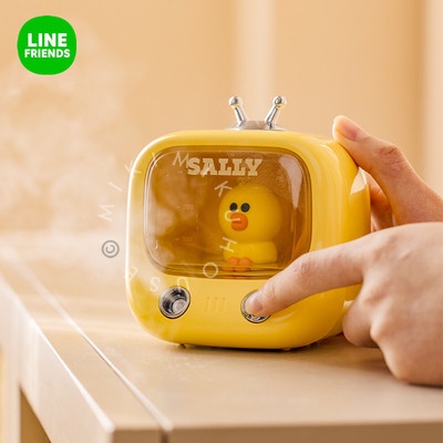 LINE FRIENDS Humidifier Retro Decoration Air Humidification Sprayer OFFICIAL BROWN CONY SALLY