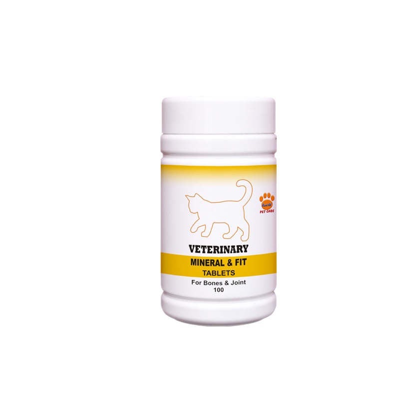 Raid all - Veterinary CAT Mineral &amp; Fit 100 Tablet / Vitamin Kucing Murah