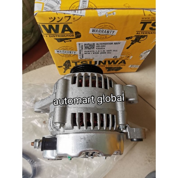 alternator dinamo cas avanza 1300cc vvti