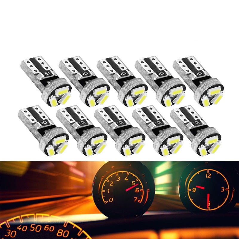 Lampu LED T5 Speedometer Panel AC Dashboard 3 Mata Speedo Mobil Motor Bright