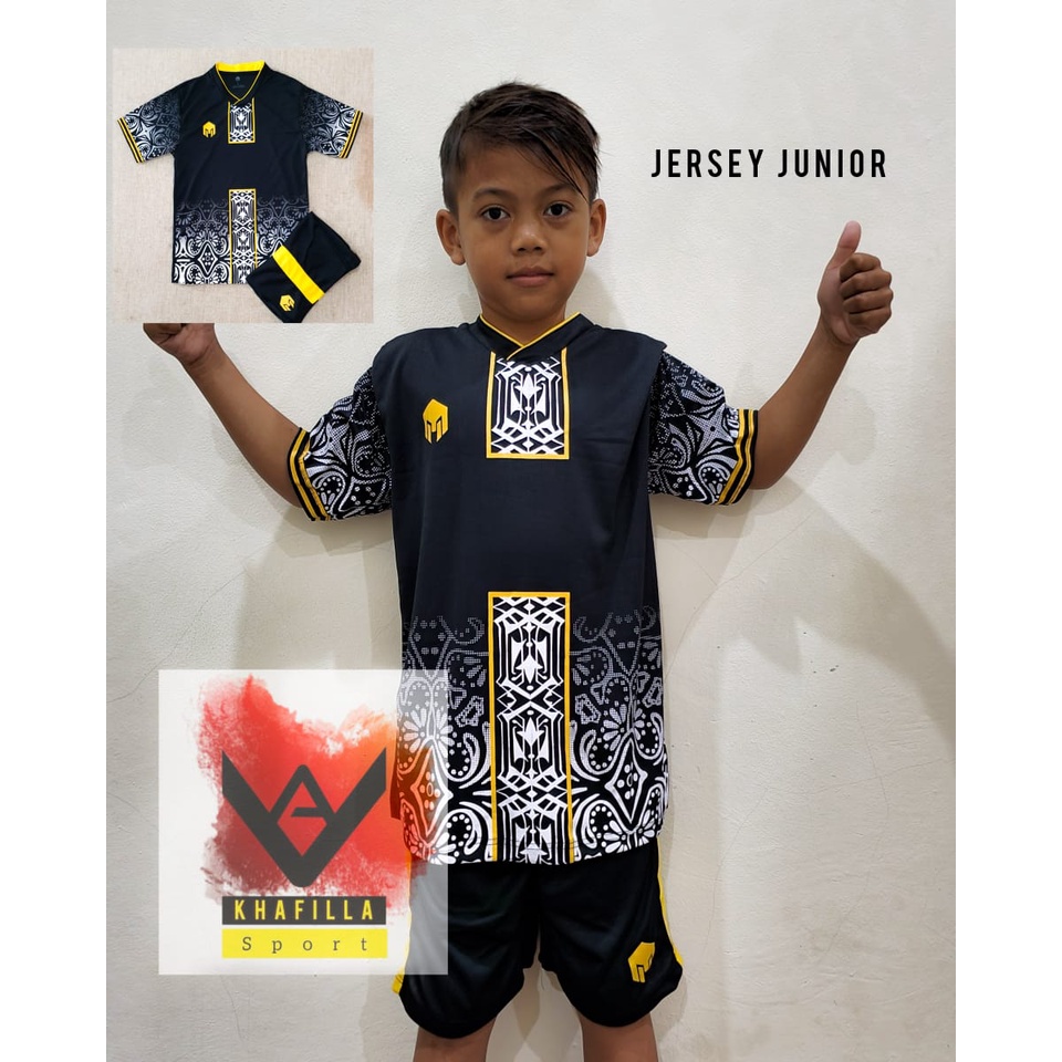 SETELAN JERSEY ANAK UMUR 7 - 14 TAHUN SEKOLAH SEPAK BOLA OLAHRAGA