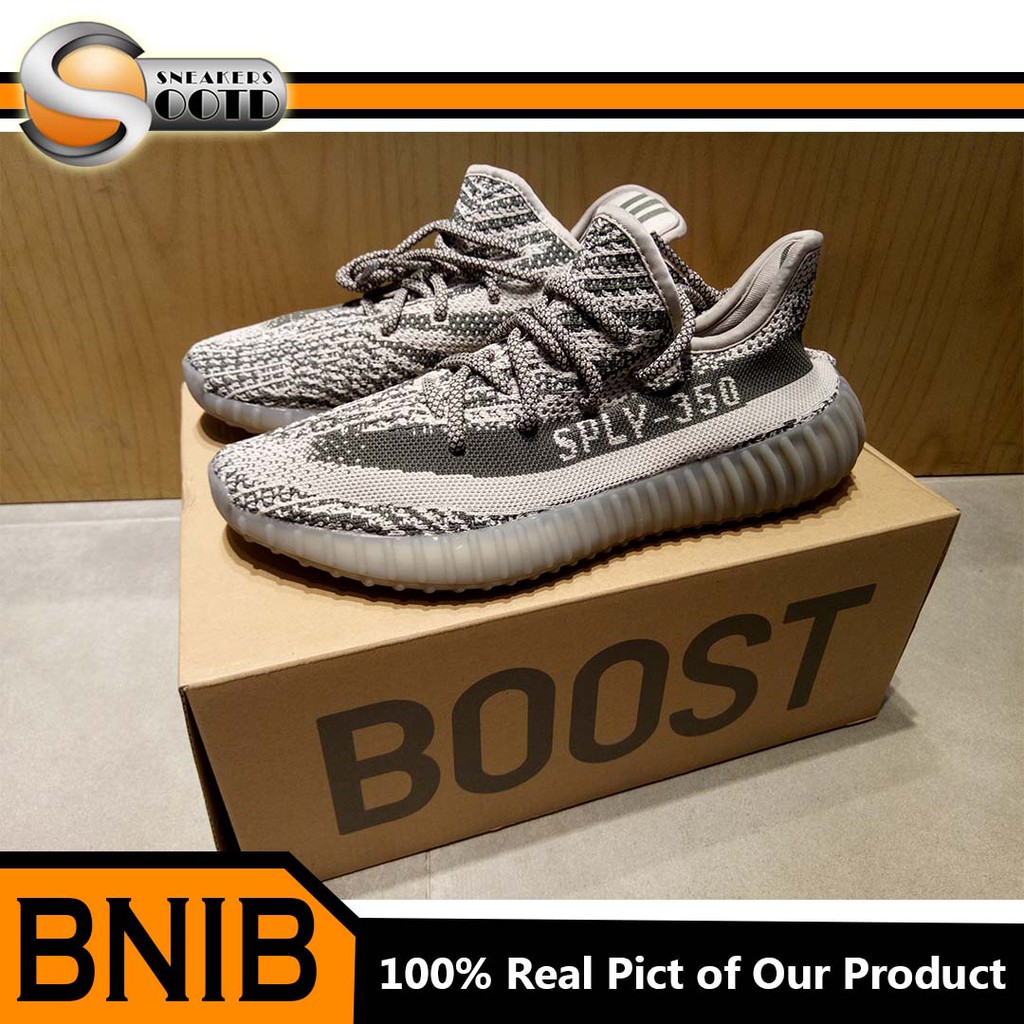 Sneakers Adidas Yeezy boost 350 v2 turle dove - abu putih