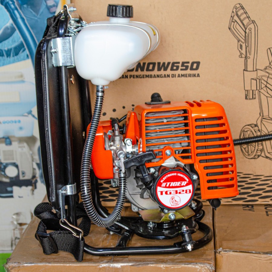 Mesin potong rumput 2 tak Tiger TG 328 brush cutter