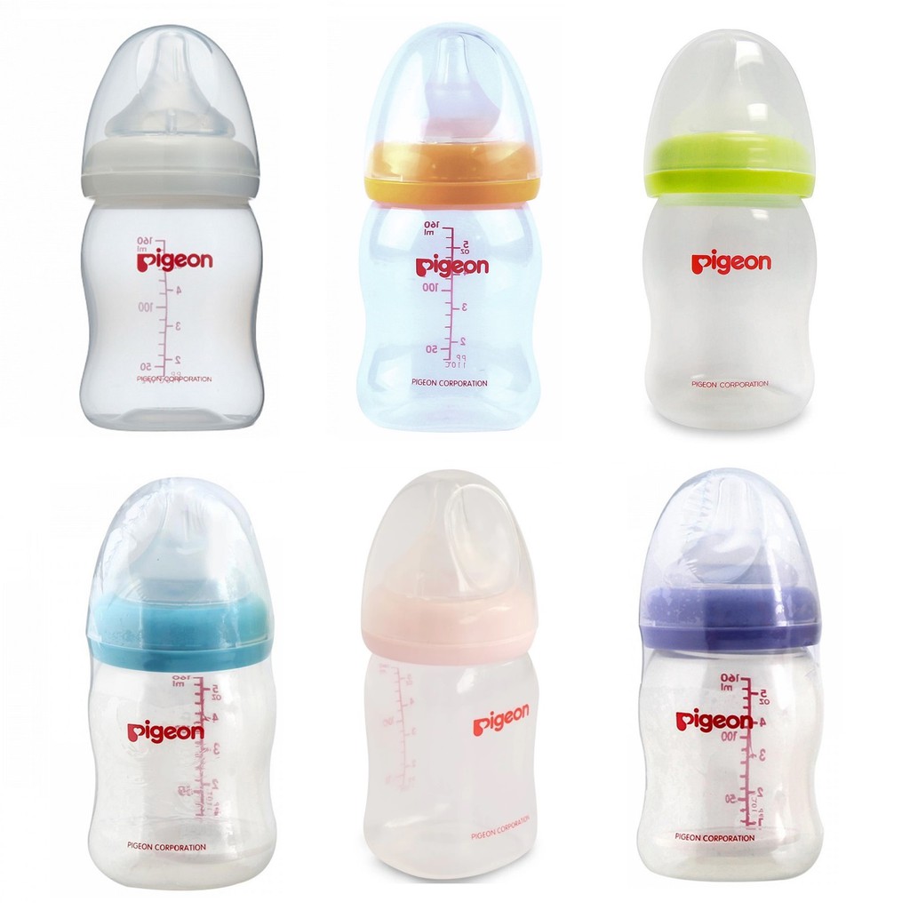 160ml Peristaltic Plus Pigeon Botol Susu Polypropylene Assorted Color