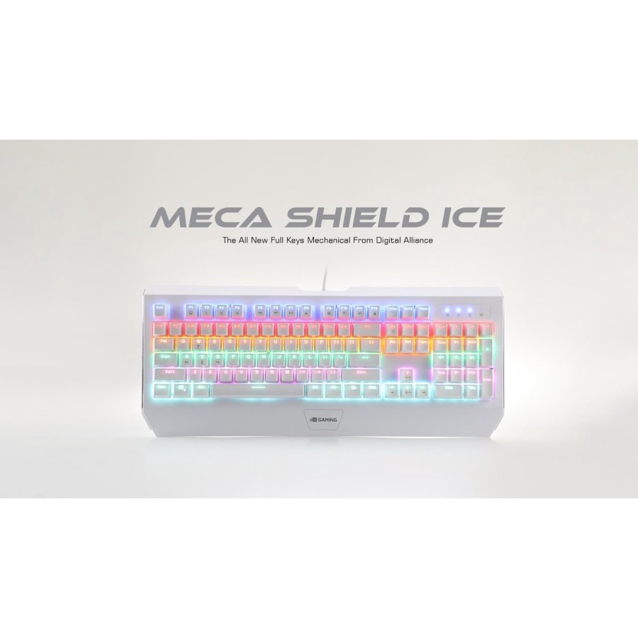 Keyboard Gaming Digital Alliance Meca Shield Ice | By Astikom