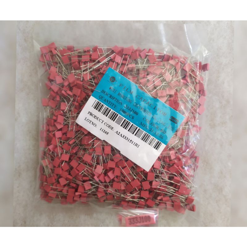 kapasitor capasitor MKM 333 33n per 1000 pcs