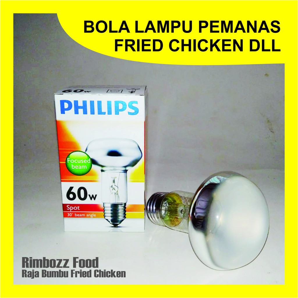 Jual Bola Lampu Pemanas Fried Chicken Bola Lampu Penghangat Makanan Lampu Penghangat