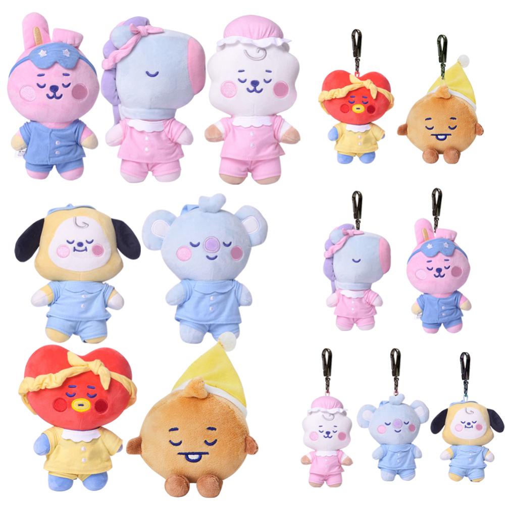 Timekey Gantungan Kunci Boneka Stuffed Plush Kartun Tata Cooky Chimmy Koya Shooky Mang RJ cannot miss it B62 Ukuran 10cm / 20cm