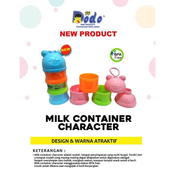 Dodo Milk Container Character