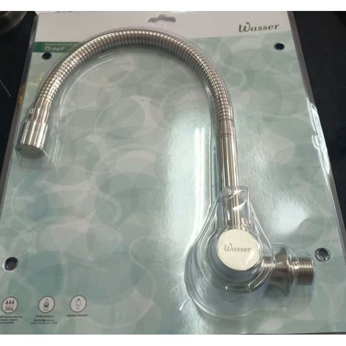 TERMURAH WASSER TS-041BL KRAN ANGSA FLEKSIBEL / KRAN DAPUR FLEKSIBEL