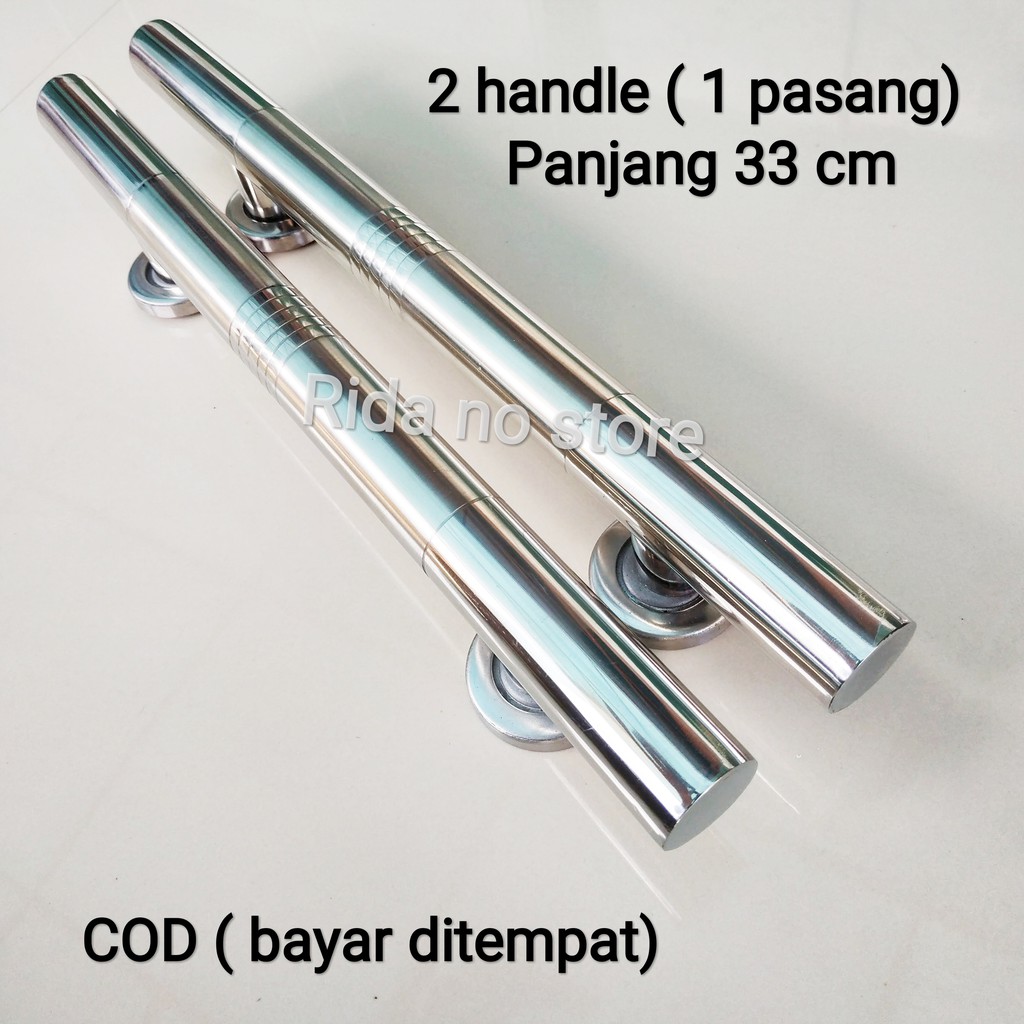 Handle pintu rumah 33 cm - tarikan pintu rumah murah minimalis - Pull stainles ORI