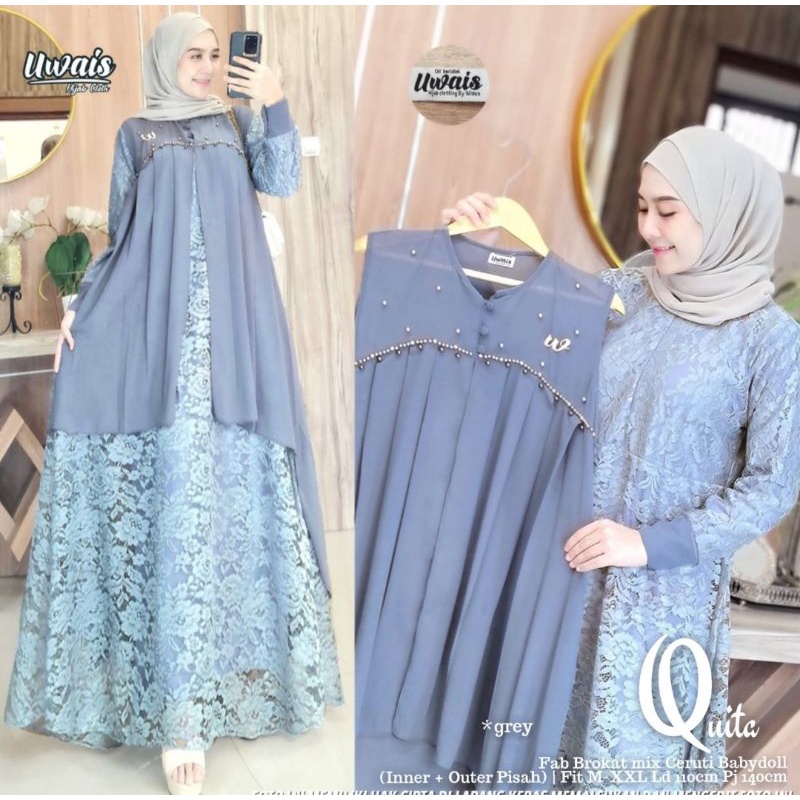 GAMIS ORIGINAL UWAIS | QUITA SET RESTOCK BEST SELLER