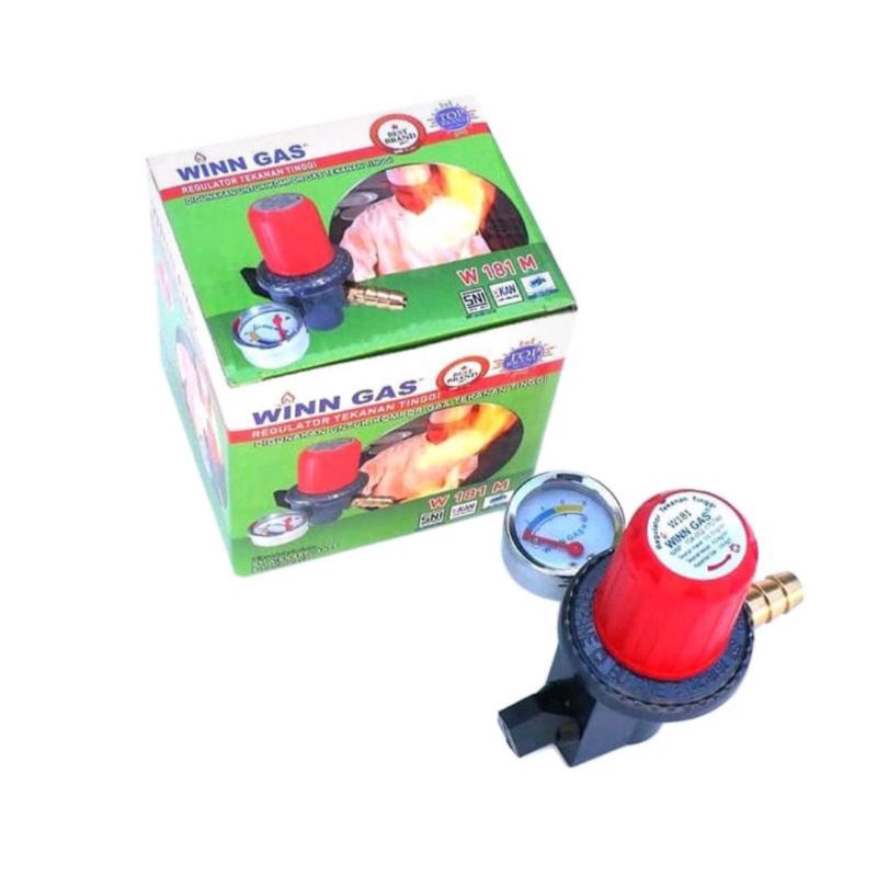 WINN GAS Regulator W181 M LPG tekanan Tinggi High Pressure METER