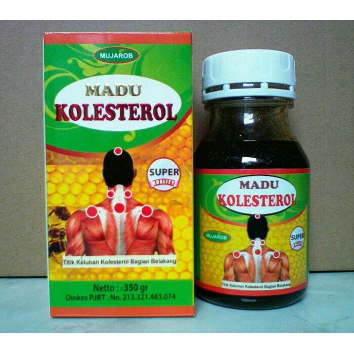 

Madu KOLESTEROL MUJAROB netto 350 gram