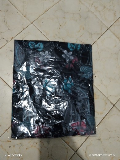 Kemeja Batik Pria Lengan Panjang Size M L Xl Xxl  Bswart Batik Hrb026 Kenongo Hem Panjang Padi