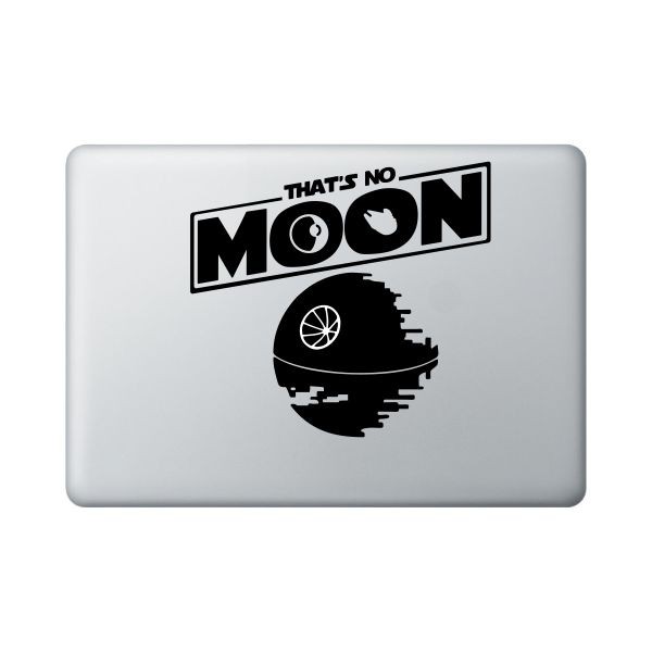 Sticker Laptop Apple Macbook 13' Decal - Death Star