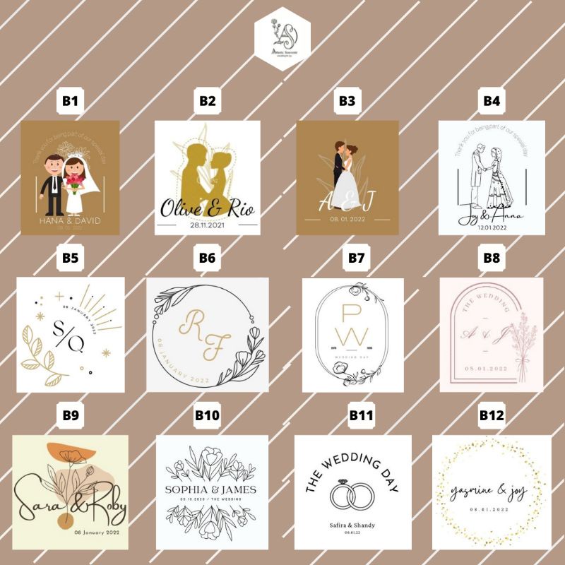

Label Nama / Logo Nama / Stiker