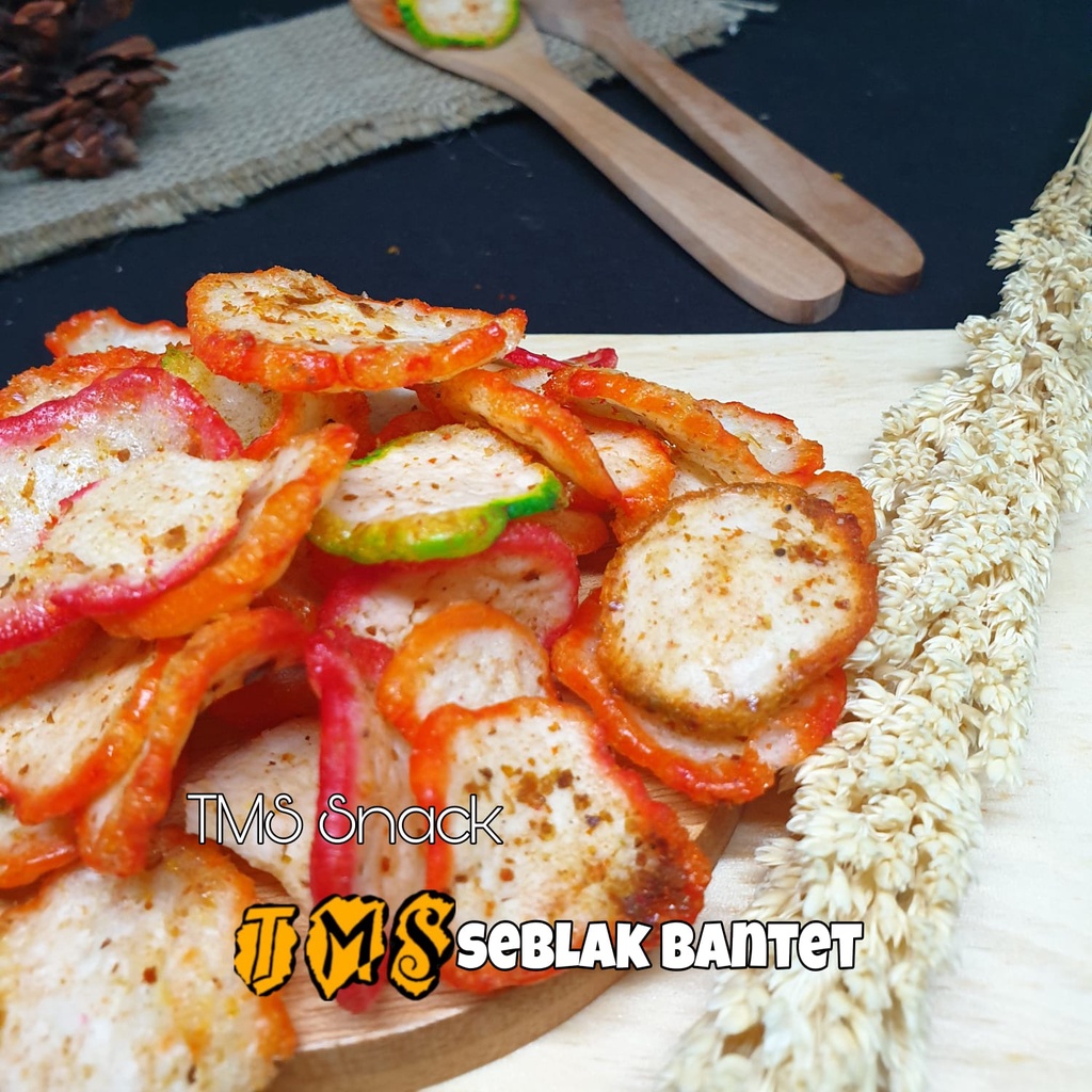 

TMS Snack kerupuk seblak bantet 125 gram EXP Aman