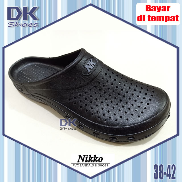 Nikko Sandal Selop 38-42 Pria Karet Anti / Sandal Selop Bakpao Baim Kerja