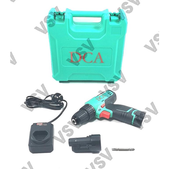 DCA ADJZ1202E Cordless Driver Drill Mesin Bor Baterai Cordless Drill Termurah