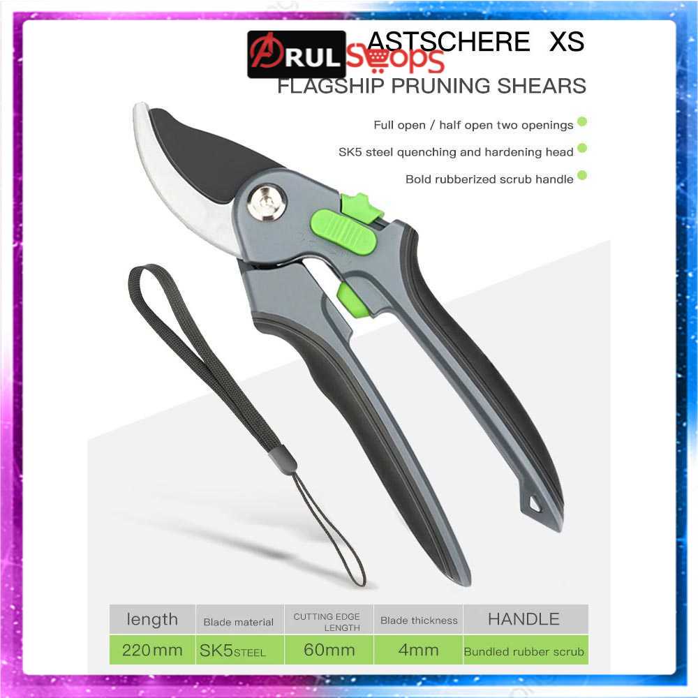 ARS - KNIFEZER Gunting Taman Ranting Tumbuhan Pruning Shear Scissors - 1020