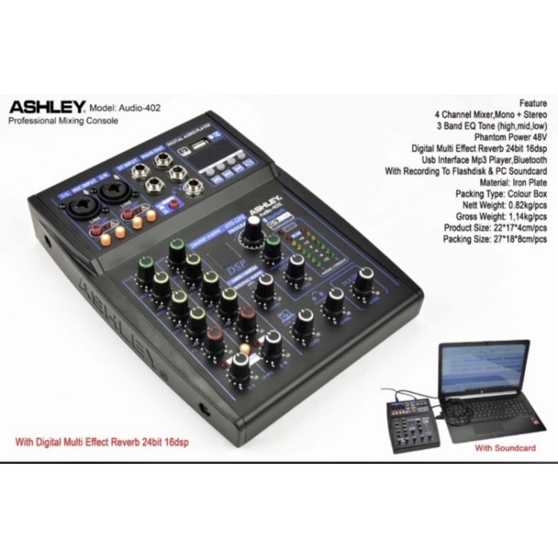 Mixer Ashley Audio 402