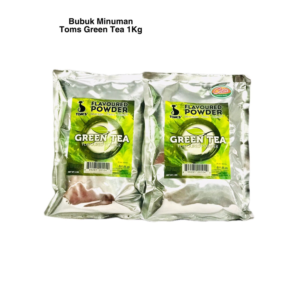 BUBUK MINUMAN TOMS GREEN TEA 1KG