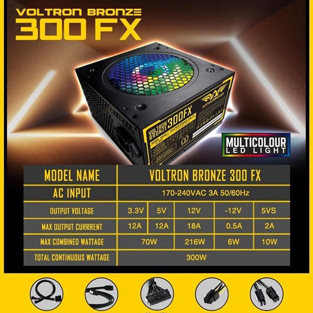 Power Supply Armaggeddon Voltron Bronze 300FX