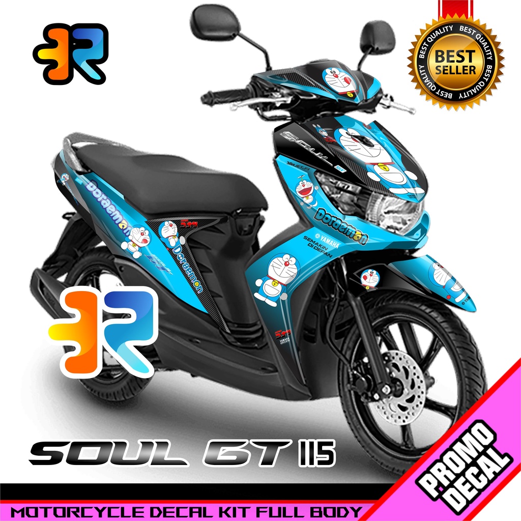 Decal Mio Soul GT 115 Full Body Doraemon